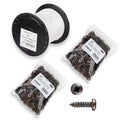 Bronze D-Ring Picture Hanging Kit – 200m Cord, 200 Rings & Screws – product image 1