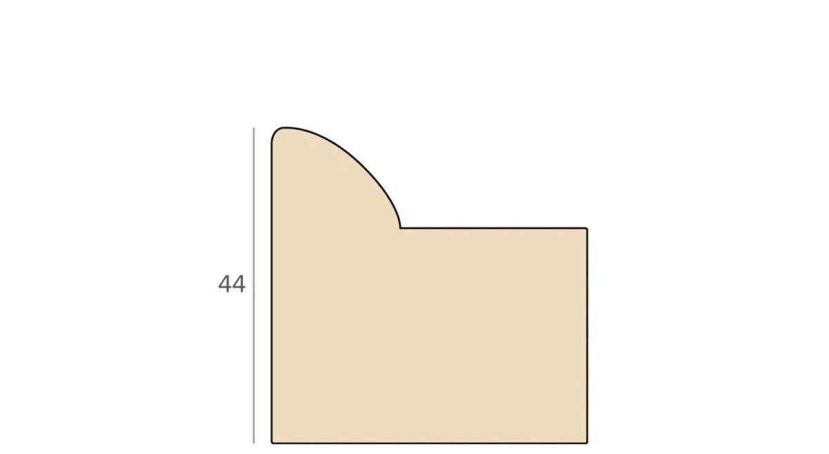 Gallery Canvas Stretcher Bars – 44 × 44mm Deep Profile Pairs – wooden wedges for gallery stretcher bars