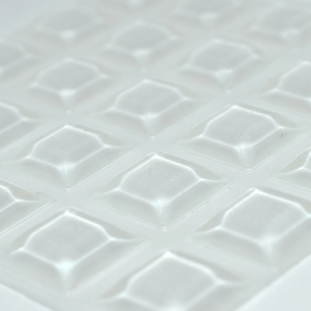 Stick On Glass Protective Pads 20pk 12.7mm × 3.1mm Square Bumper Buffer Frames – product image 3