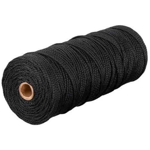 Black No.3 Picture Hanging Cord – 2.5mm, 200m – product image 1