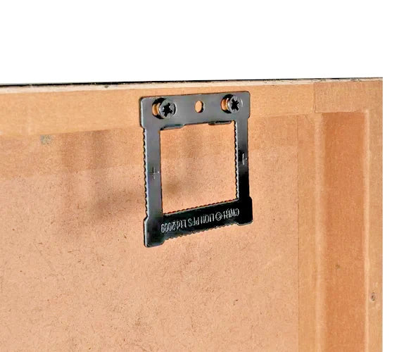CWH1 BLACK Hangers Stretched Canvas Hollow Back Picture frames + Optional Screws – product image 1
