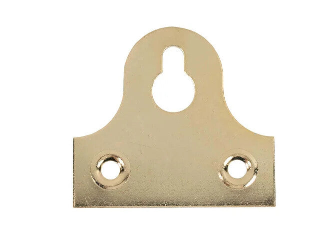 Brass-Plated Slotted Mirror Plates – 46mm – product detail 4