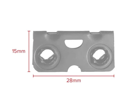 Black Easel Strut Hinge Picture Framing Frame Hinges Self Fix 4-Hole 28mm AP06 – product image 3