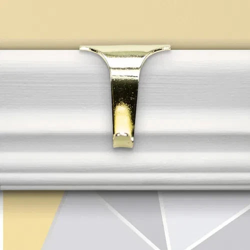 Picture Rail Hooks 10 × White Silver Brass Bronze Hanging Mirror Painting Metal – product image 24
