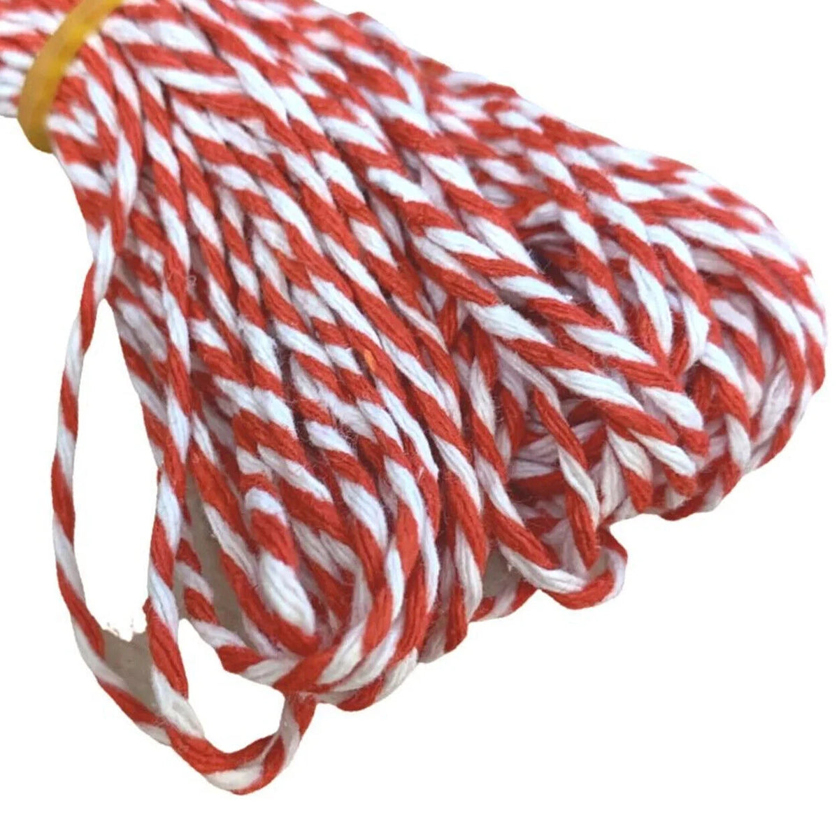 Bakers Twine Red White Christmas 1m 5m 10m or 20m lengths wrapping Xmas – product image 1