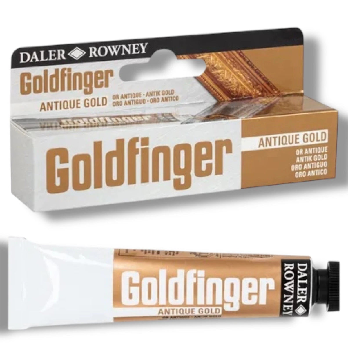 Paste Wax Antique Gold Goldfinger 22ml tube Wood Frame Frames Pictures Gilding – product image 1
