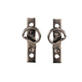 Angled Bronze Picture Frame Hangers – 1 Pair