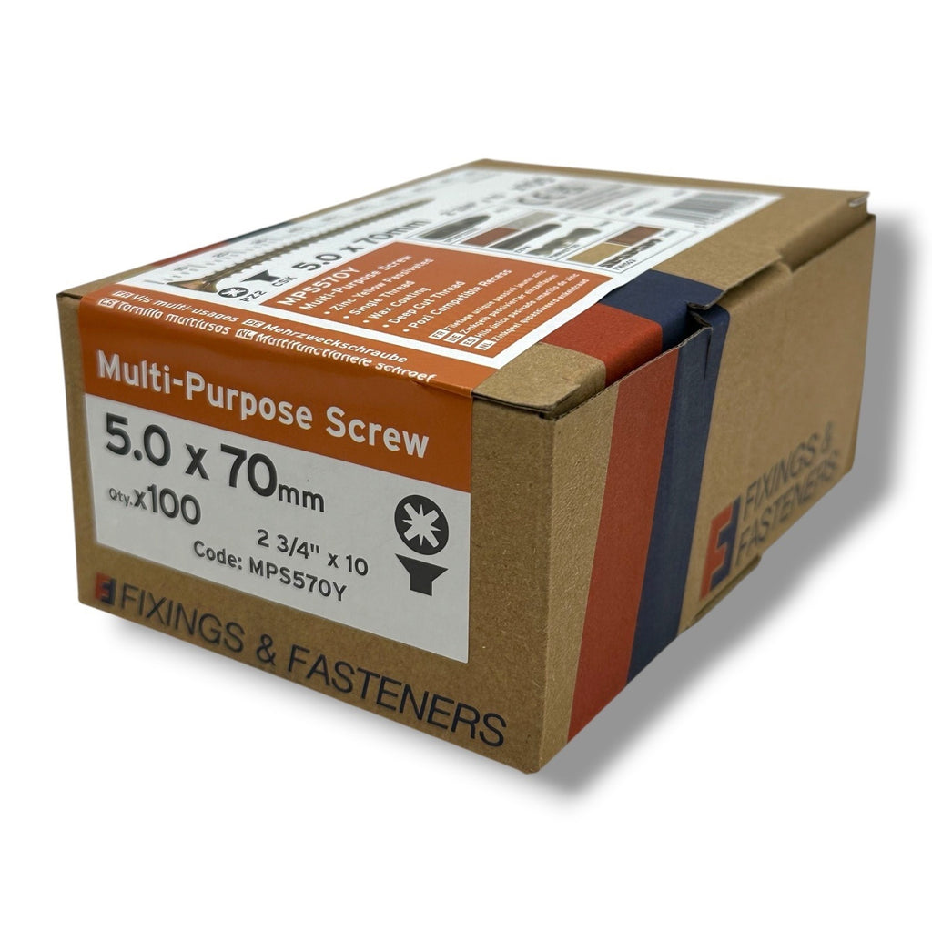 ForgeFix Mixed-Size Yellow Zinc Wood Screw Assortment – 1,000 Pieces – product image 9