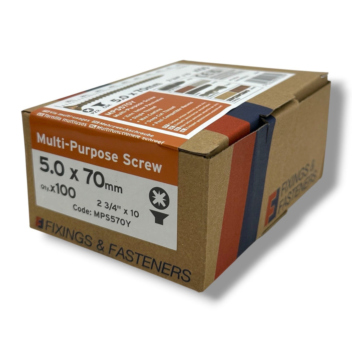 ForgeFix Mixed-Size Yellow Zinc Wood Screw Assortment – 1,000 Pieces – product image 9