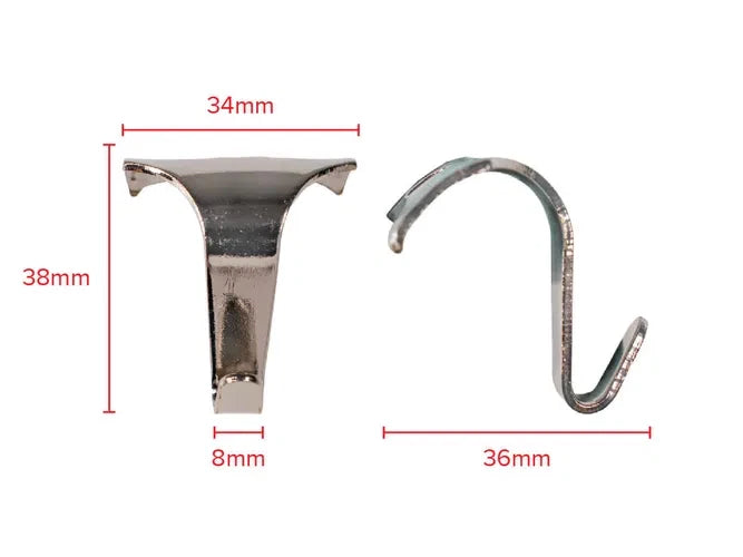 Picture Rail Hooks 10 × White Silver Brass Bronze Hanging Mirror Painting Metal – product image 20