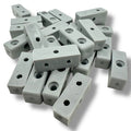 Modesty Mod Blocks Light Grey Kitchen Cabinet Cupboard Fixing Connector Block – product image 1