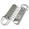 Super Heavy-Duty D-Ring Hangers – 165mm, Pair with Screws