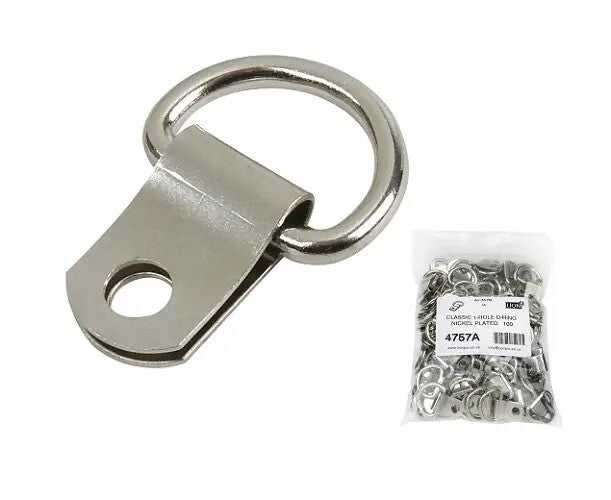 Classic D-Ring Picture Hanging Kit – 200m Cord, 200 Rings & Screws – product image 3