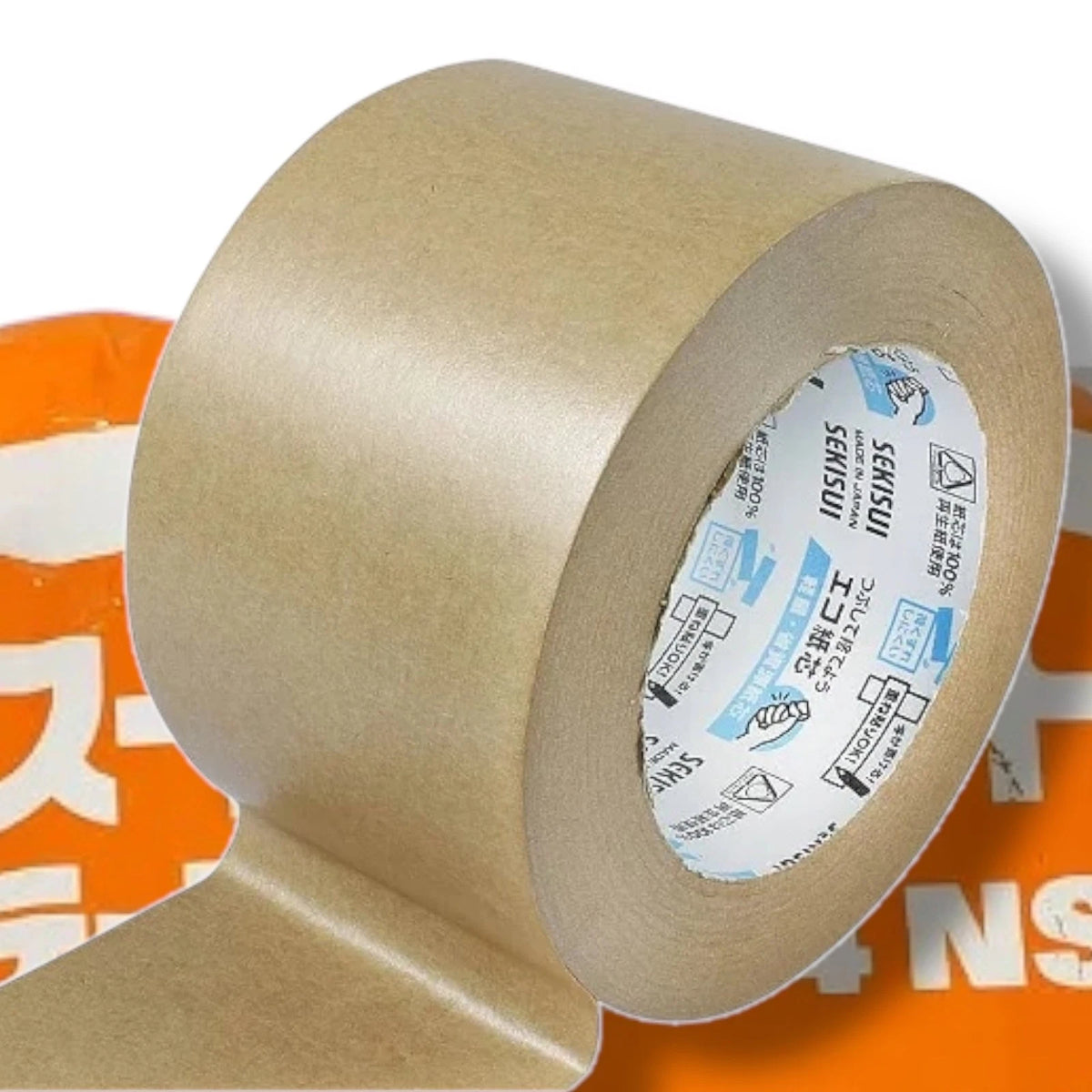 Paper Tape Sekisui 504NS Kraft Self Adhesive 75mm × 50m 1 roll Framing Backing – product image 2