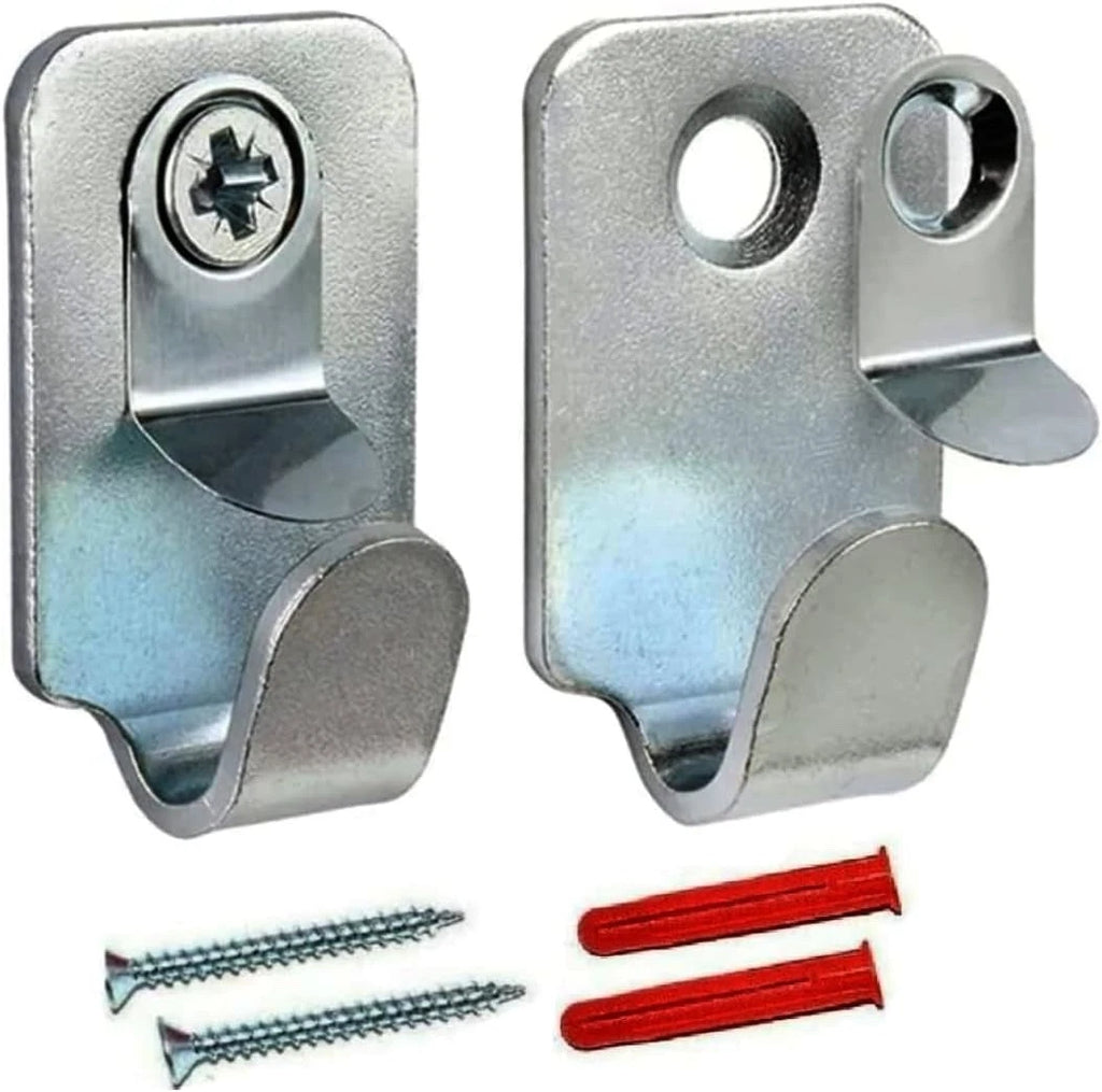 Heavy Duty Steel Safety Picture Frame Mirror Canvas Hooks 15kg Screws & Plugs – product image 2