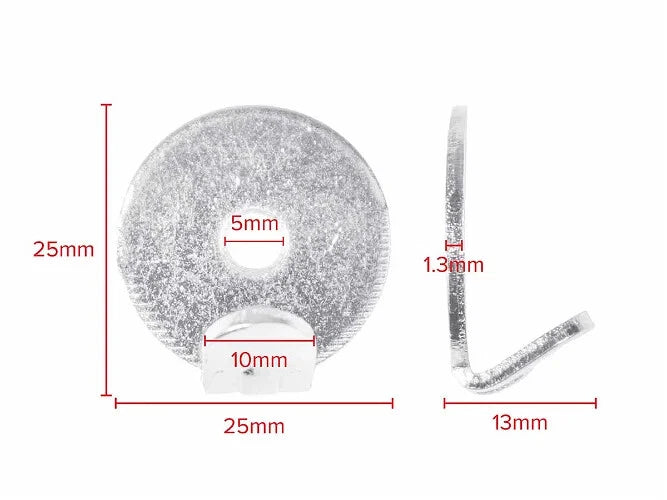 Heavy Duty Brass Plated Round Picture Hook Mirror Painting Frame Wall 1 Hole – product image 3