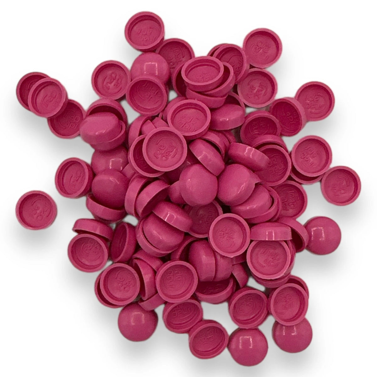 Fuchsia Gloss 6/8g Snap-Caps screw cover caps
