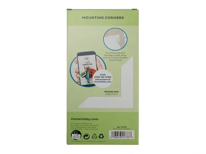 Mounting Corners Photo Corners Home Hobby By 3L 75mm 3" Inch XL Schools Pack 100 – product image 2