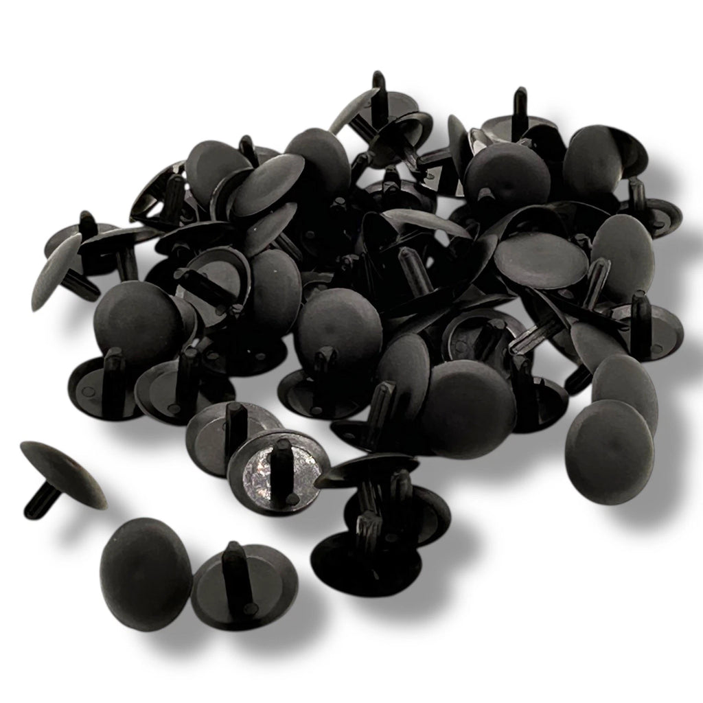 Confirmat Screw Cover Caps Stemfix Black Snap-On Chipboard MDF Screws Fixings – product image 2