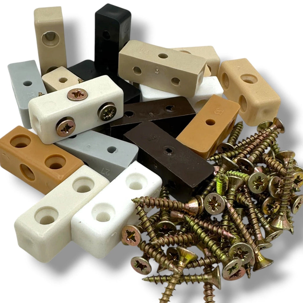 Modesty Mod Blocks + Screws Furniture Shelf Fixing Kitchen Cabinet Cupboard – product image 2