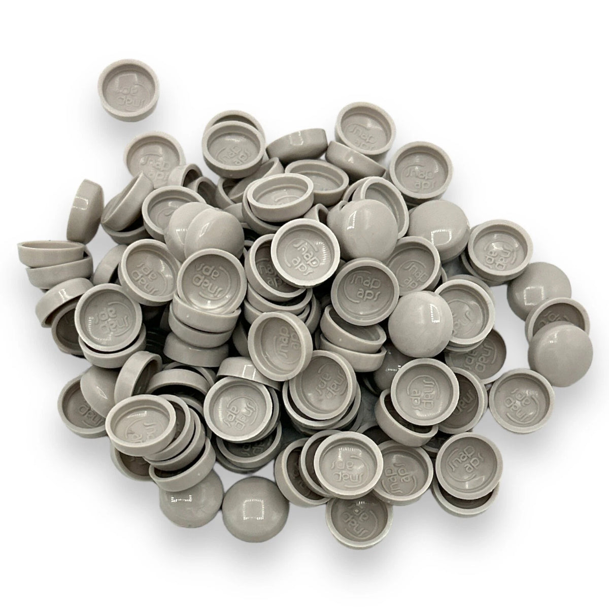 Morning Grey Gloss 6/8g Snap-Caps screw cover caps