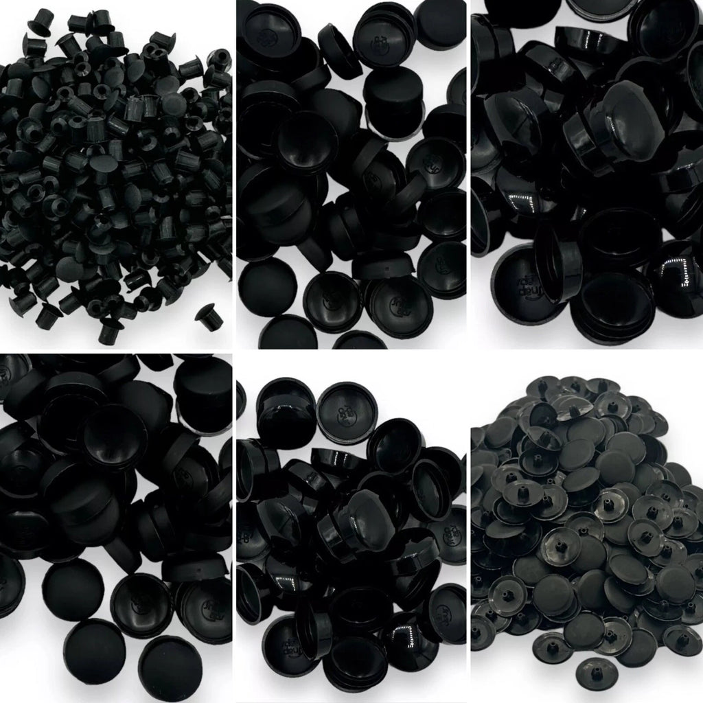 Cover Caps Black Screw Pozi Phillips Snap-On Gloss Matt Bifix™ 5mm Holefix™ – product image 1