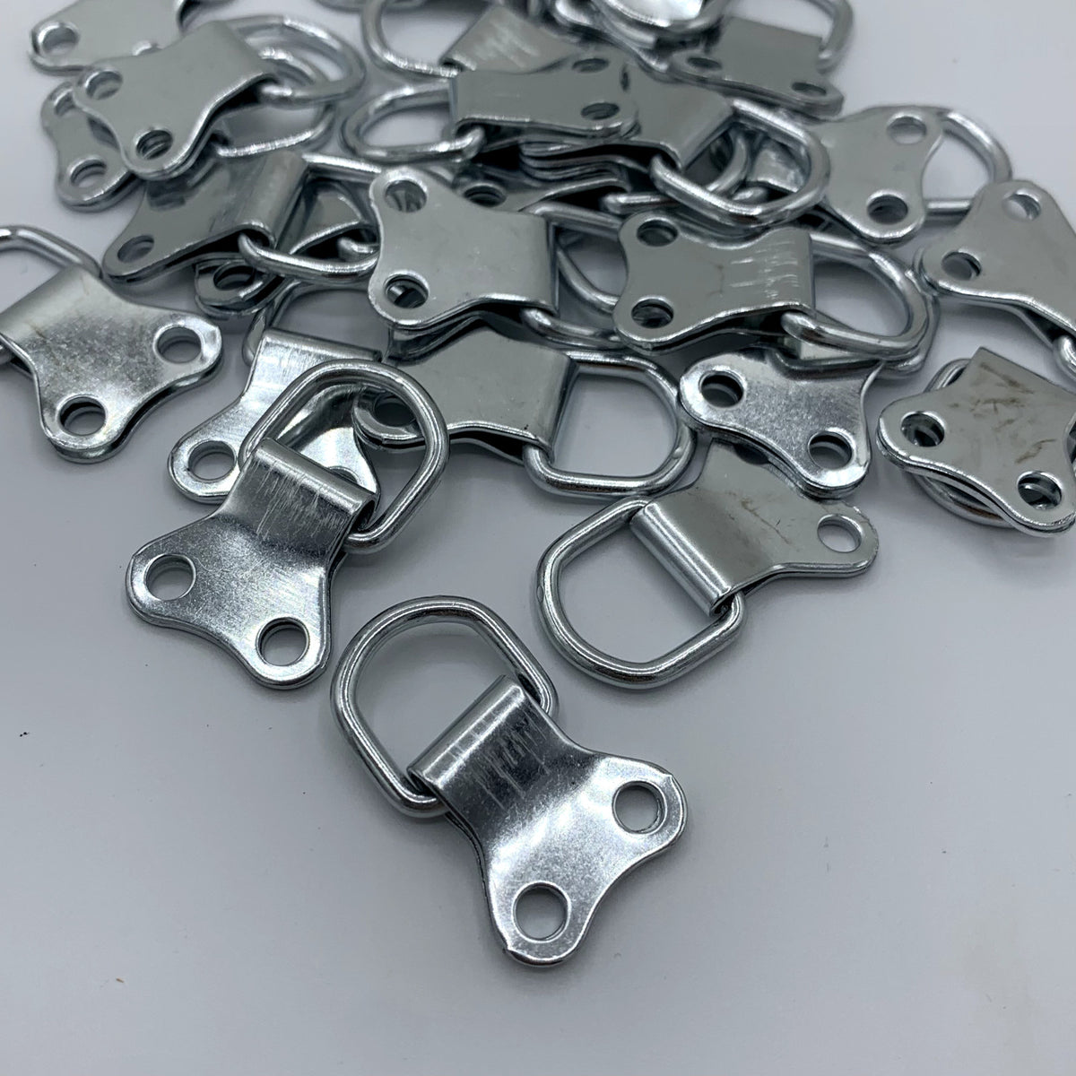 Nickel Double D-Ring Picture Frame Hangers – Pack of 50