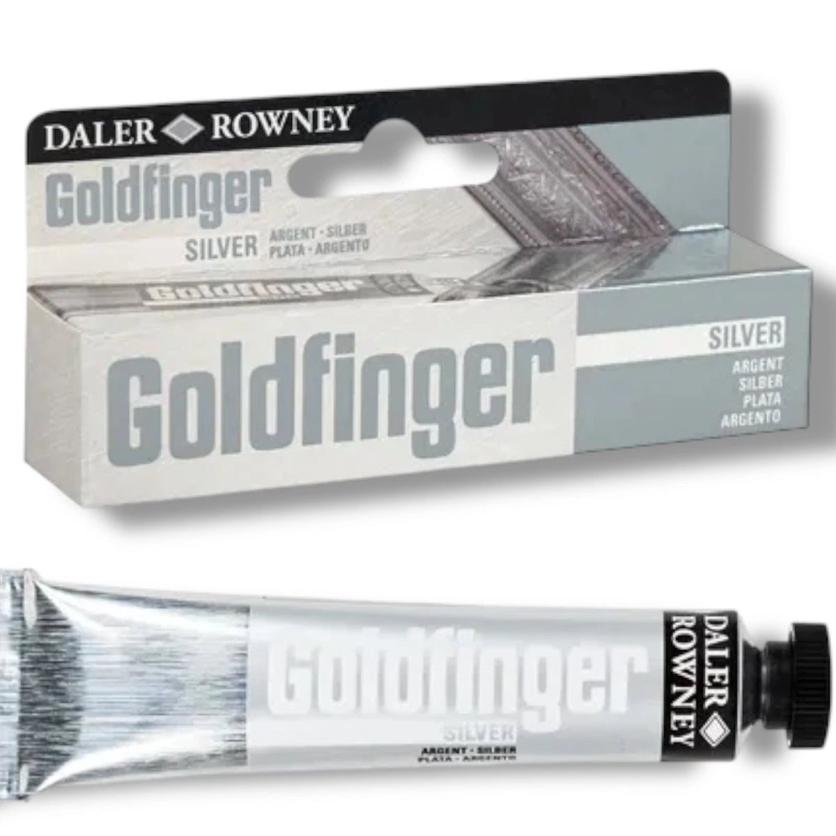 Goldfinger Paste Wax Silver 22ml tube Wood Frame Frames Pictures Gilding Wooden – product image 1