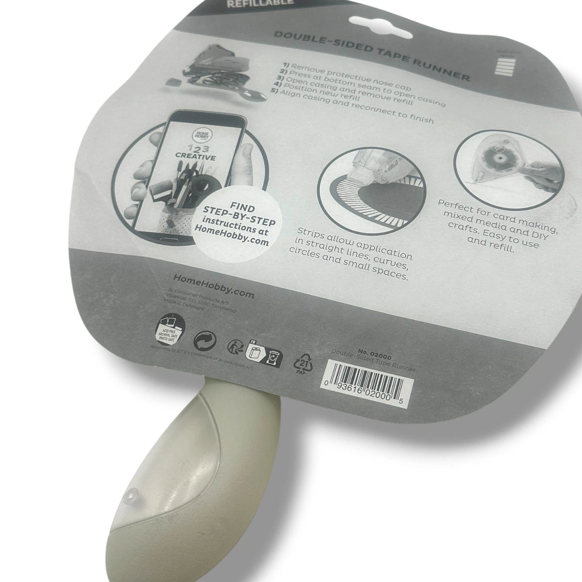 3L HomeHobby Double-Sided Tape Runner & Refills – 45m – product image 4
