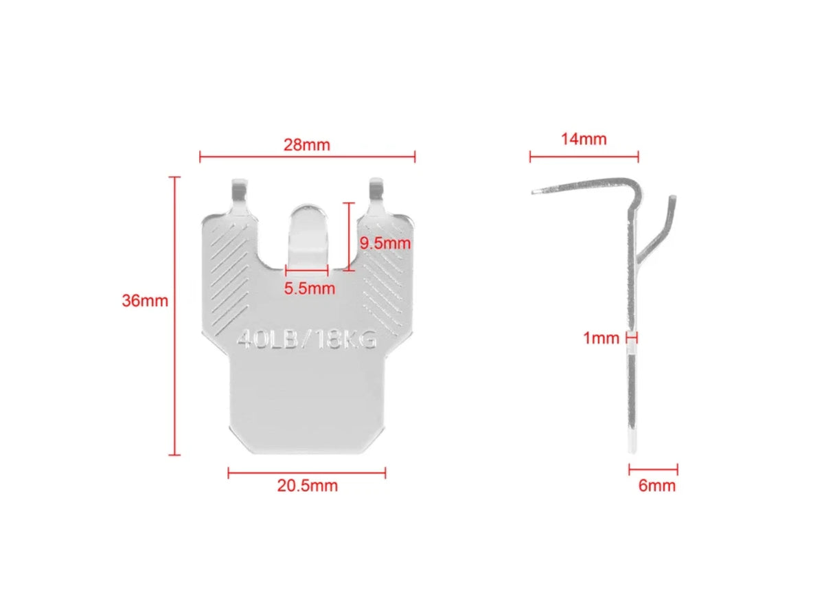 Drywall Plasterboard Hooks Heavy Duty Brass Walls Hang Picture Frame Canvas 18kg – product image 8