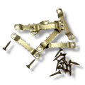 Sawtooth Picture Frame Hooks 45mm Brassed With Screws Canvas Hanging DIY Screw – product image 1