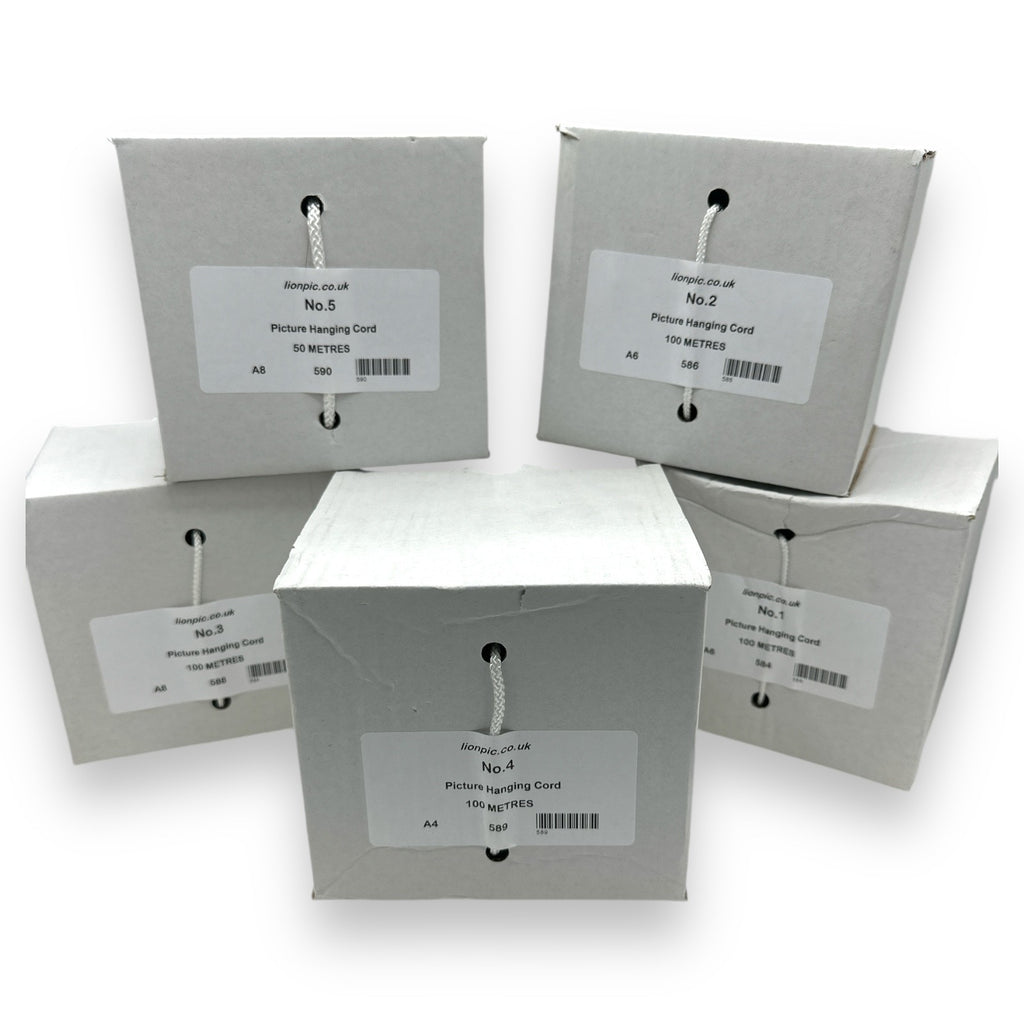 White Low-Stretch Picture Hanging Cord – No.1–No.5, 2–200m – product image 5