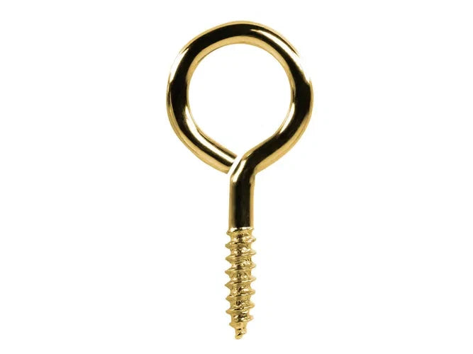 Screw Hooks Eyes Brass Eye Picture Frame Hanging 12 × 00 14 × 1 16 × 1 20 × 2 25 × 4 30 × 6 – product image 21