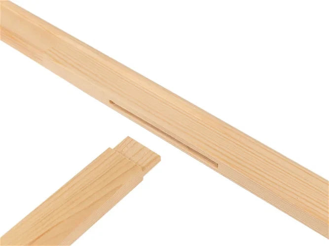 Canvas Brace Bar – 737mm (29"), Fits 19 × 35mm Bars – canvas brace bar profile and end detail