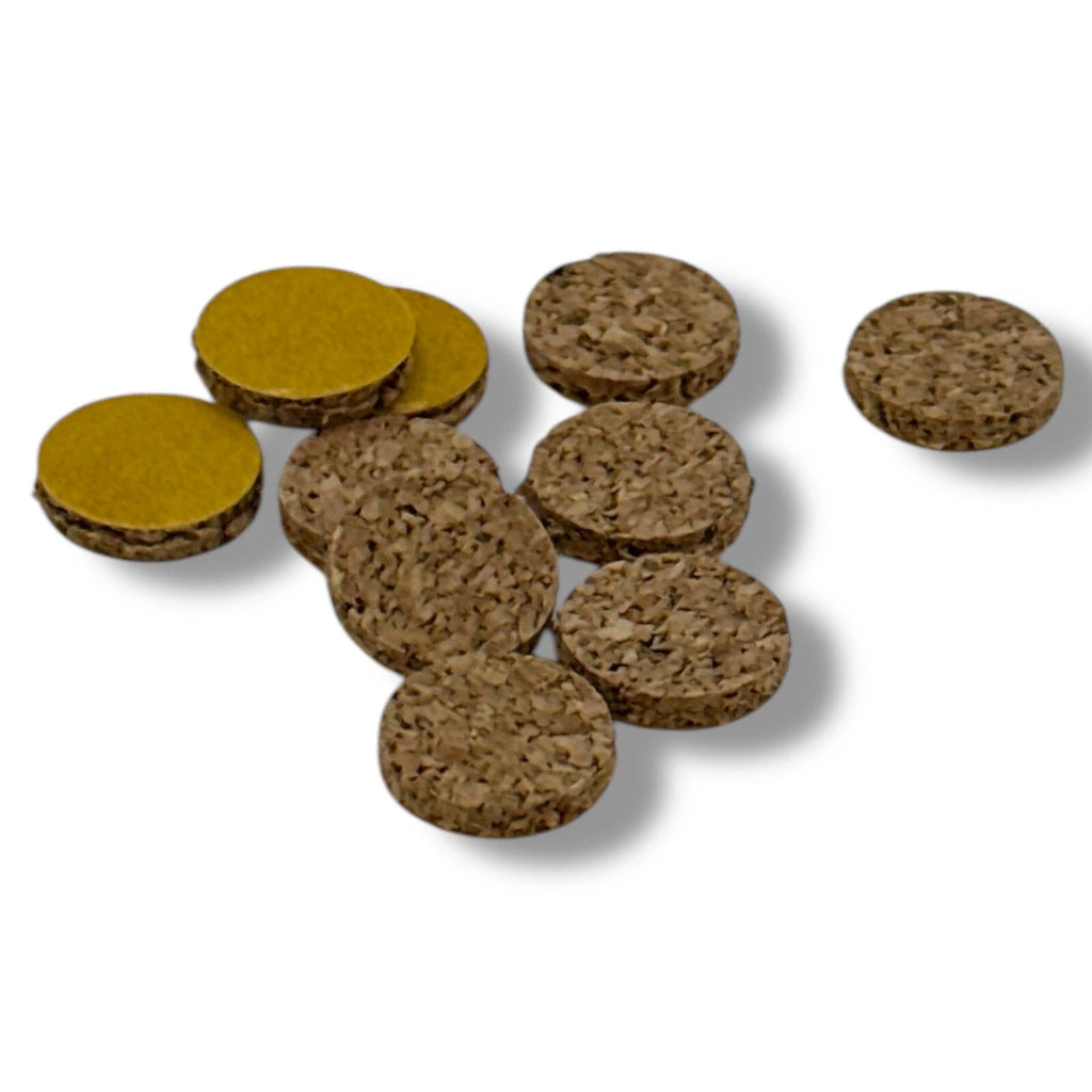 Cork Discs picture framing 10 × 12mm Self-Adhesive 2mm DieCut Natural furniture – product image 1