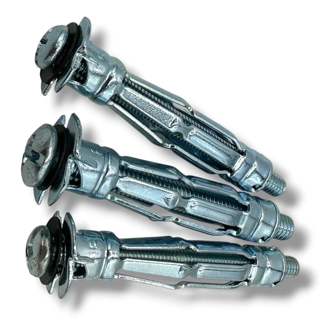 Plasterboard Fixings Heavy Duty Hollow Wall Cavity Anchors Metal Brolly Plug – product image 4