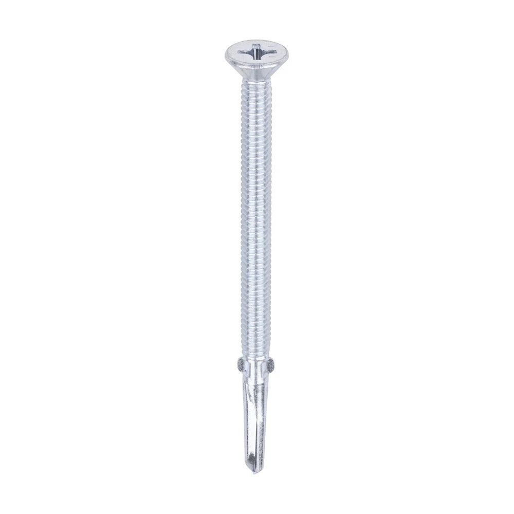 Self Drilling Screws Countersunk 5.5 × 85mm Winged Tek Wood To Metal Fixing × 100 – product image 5