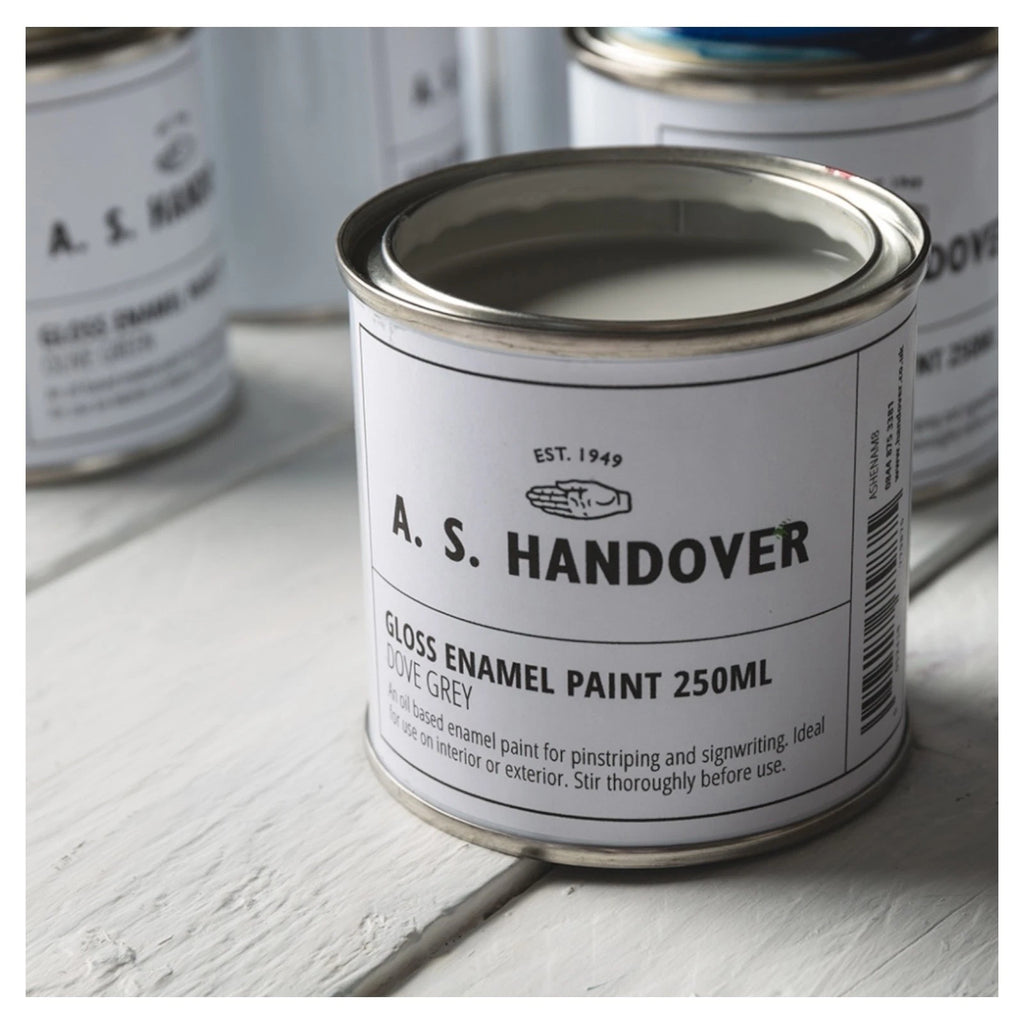 Enamel Paint Oil Based Dove Grey Handover Signwriting & Pinstriping - 250ml – product image 5