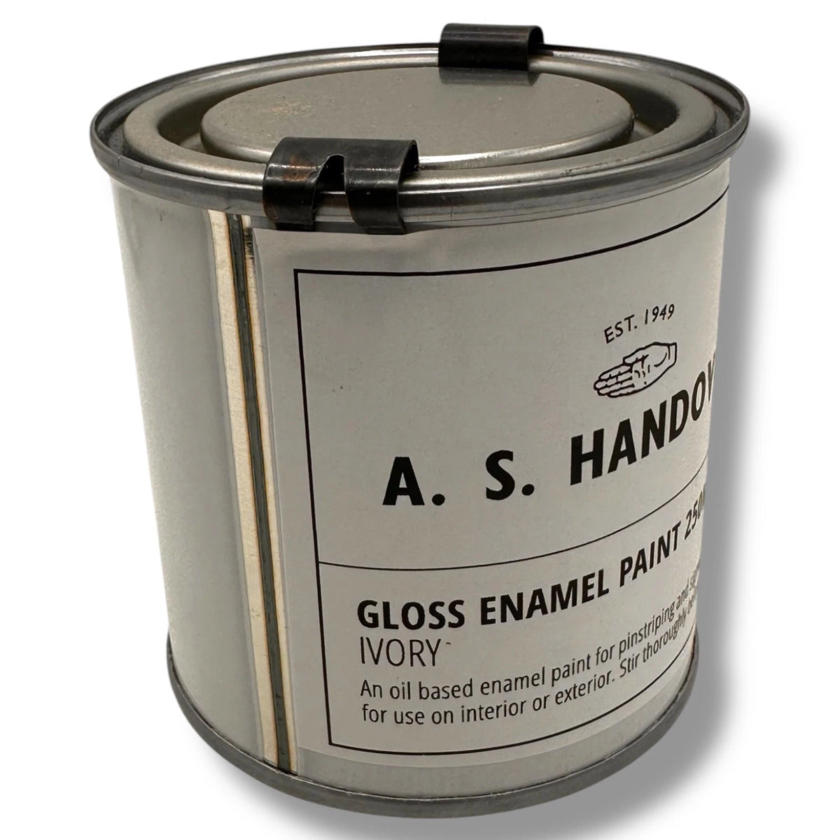 Enamel Paint Oil Based Ivory White Handover Signwriting & Pinstriping - 250ml – product image 1
