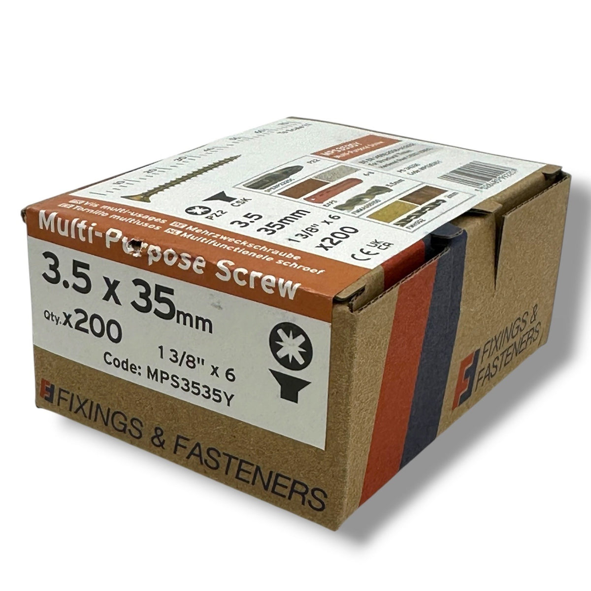 ForgeFix Yellow Zinc Wood Screw Assortment – 1,400 Pieces – product image 9