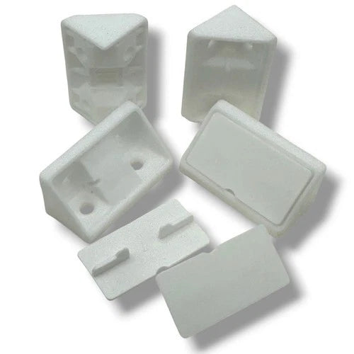 Campervan Corner Connector Blocks with Caps – 44 × 20mm, 4 Colours - image 28
