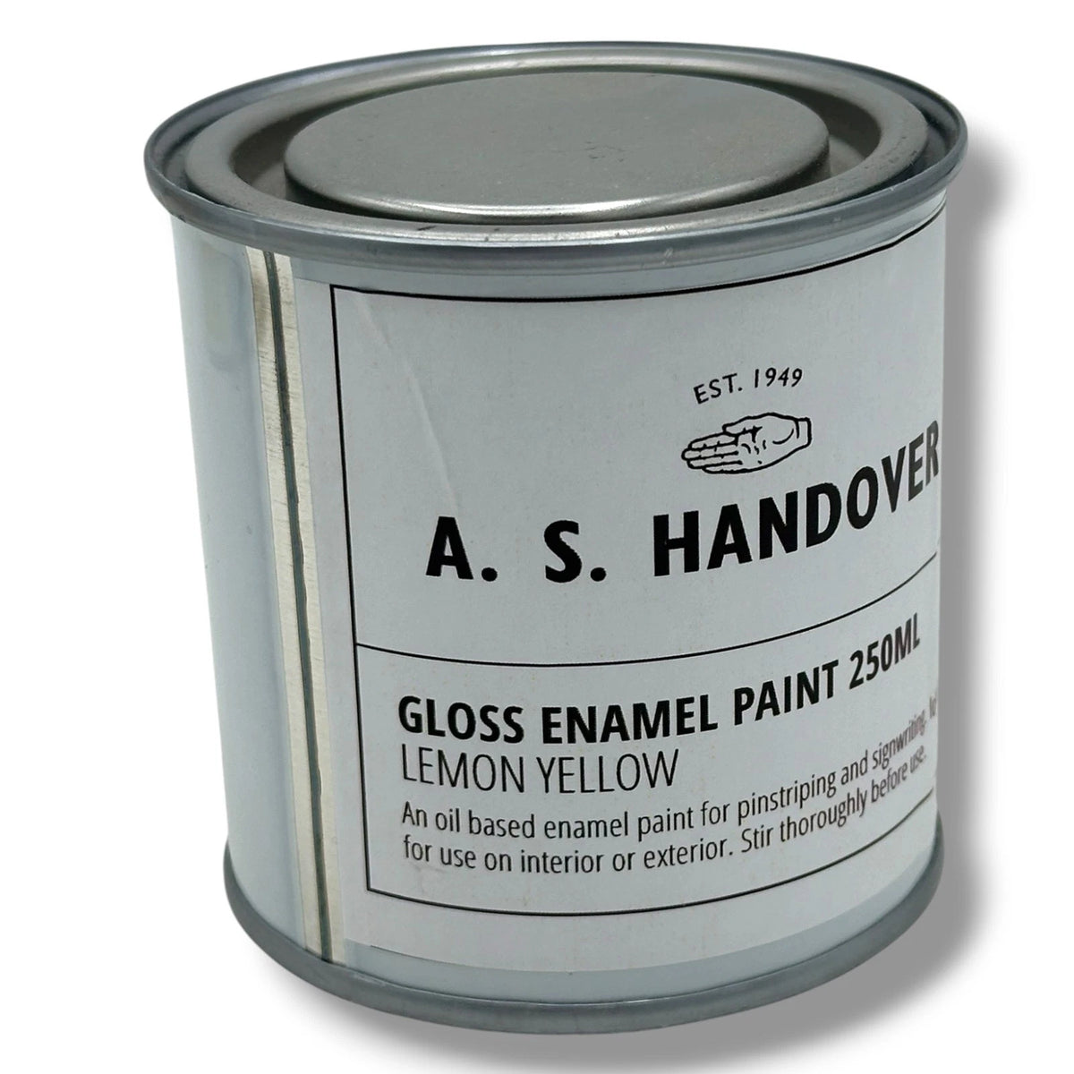 Enamel Paint Oil Based Lemon Yellow Handover Signwriting & Pinstriping - 250ml – product image 1