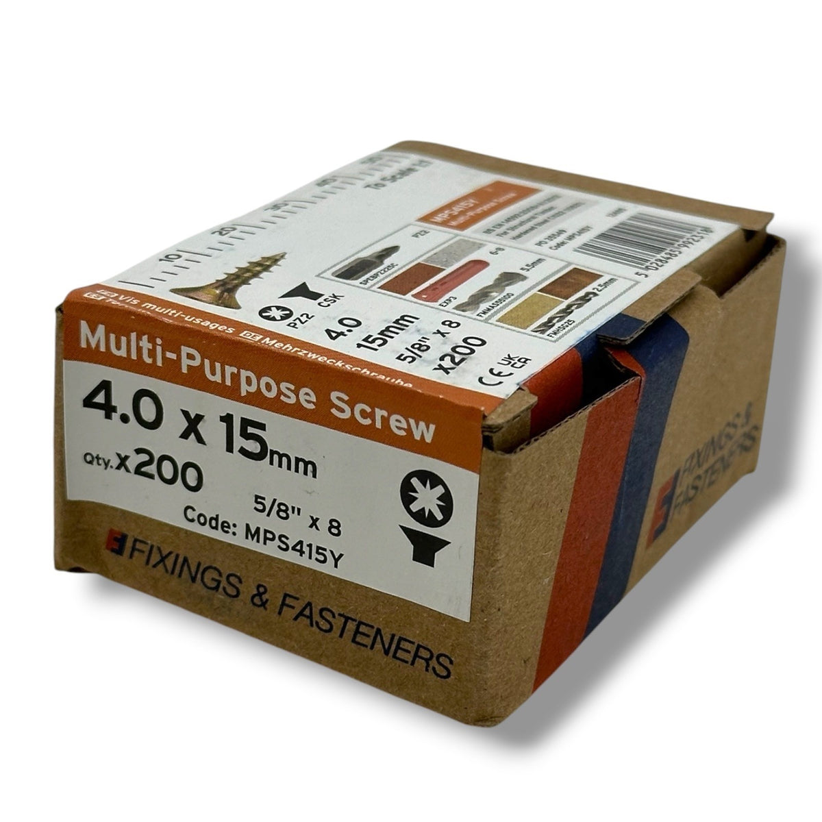 ForgeFix Yellow Zinc Wood Screw Assortment – 1,900 Pieces – product image 17