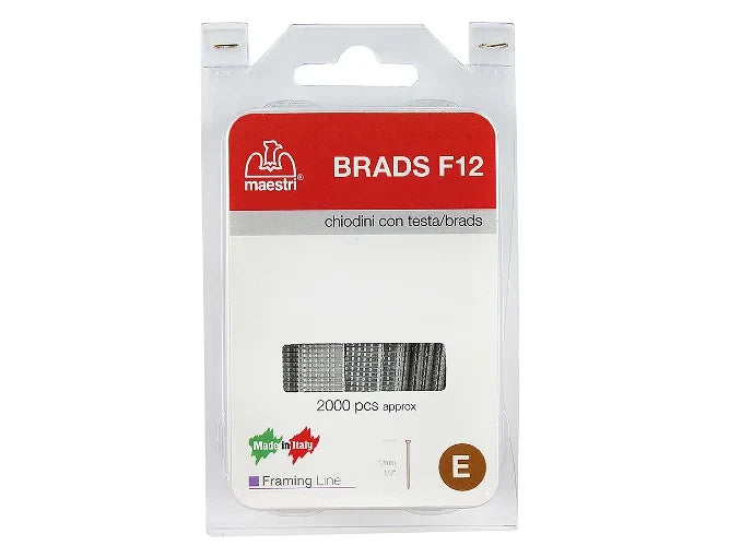 Ro-ma T-Head F12 Brads Box 2000 Picture Frames Canvas Hanging Brad Driver – product image 1