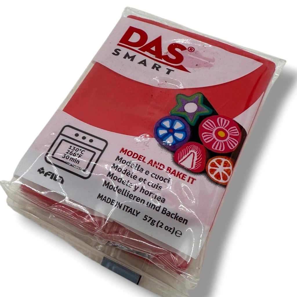 Red DAS Clay Smart Oven Bake Polymer 114g - Modeling & Craft Clay Kids Make – product image 2