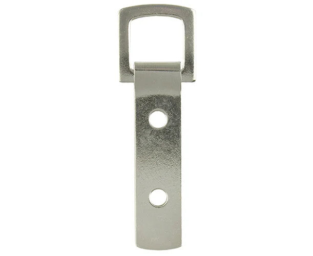 Nickel 2-Hole Heavy-Duty D-Ring Picture Frame Hangers – 61mm