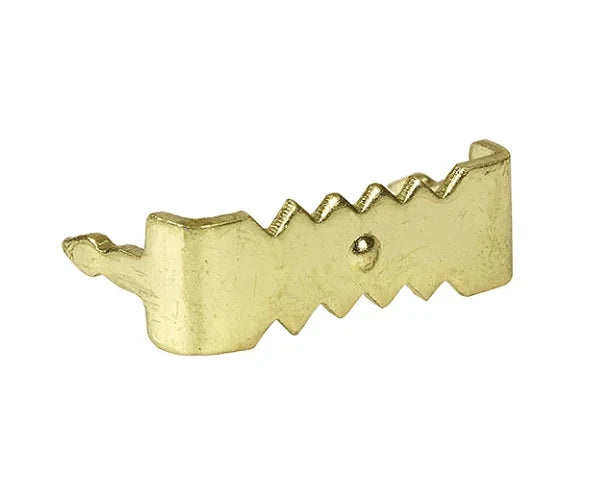 Sawtooth Picture Hanger 24mm No Nail Easy Self Fix Brass BP Canvas Frame Hanging – product image 1