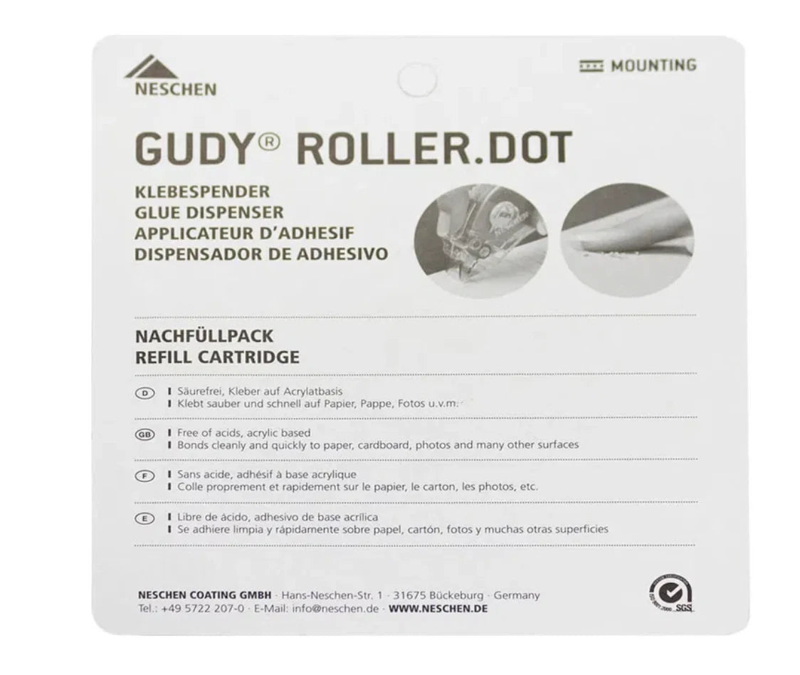 Neschen Gudy Roller Dot Refills - 2 Pack • 8.4mm × 10m • Archival Adhesive Photo – product image 5