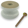 Door Knob 38mm White Kitchen Bedroom Cabinet Cupboard Porcelain Ceramic Häfele – product image 1