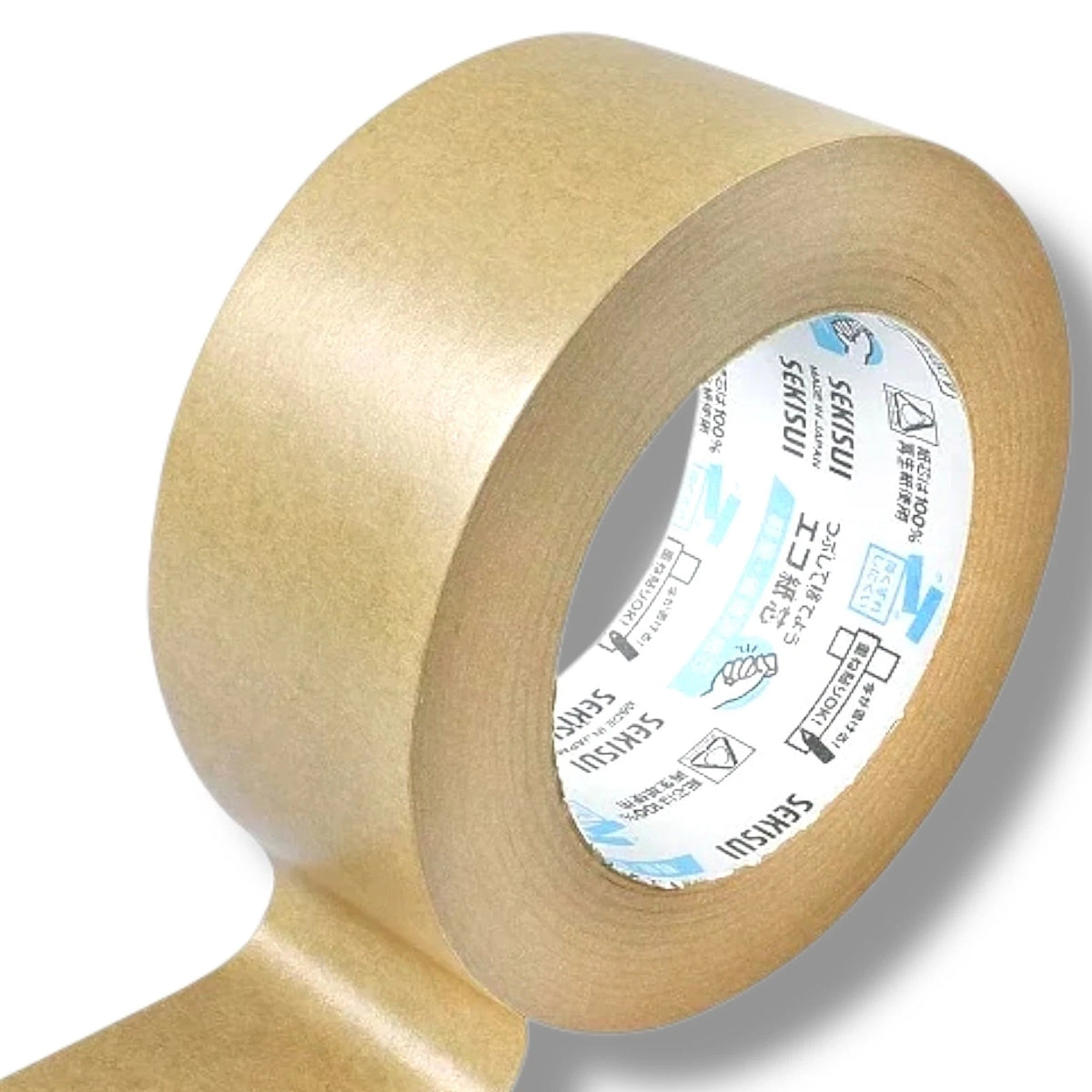 Paper Tape Sekisui 6 Rolls 504NS Self Adhesive Brown 50mm × 50m Premium Flexible – product image 3